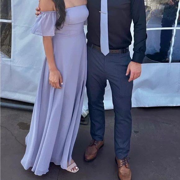 Azazie | Dresses | Azazie Bridesmaid Dress Fog Color Only Worn Once No  Flaws | Poshmark
